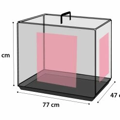 Flamingo Cage Pour Chien Ebo Noir M 77x47x55cm -Nourritures pour chien 023ce54f32db745076d5edc53e5403cefe628eb0a52534d8056b1a156866f136