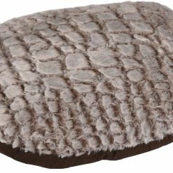 Flamingo Coussin Snoozzy Ovale Fermeture Eclair Brun 50x40x8cm