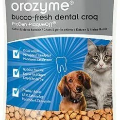Orozyme Bucco Fresh Dental Croqs Chien&Chat <10kg 60gr