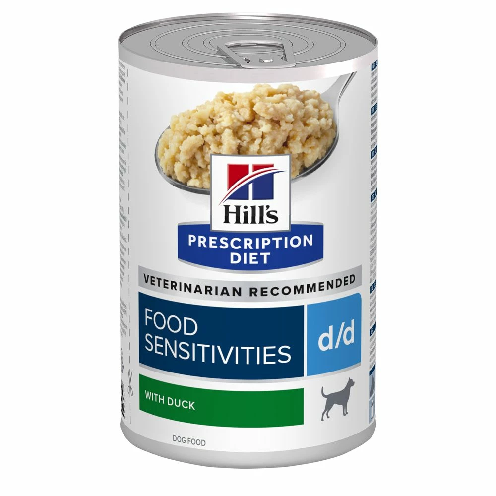 Hill's Prescription Diet D/D Pour Chien Au Canard 12x370g 1 Hill's Prescription Diet D/D Pour Chien Au Canard 12x370g