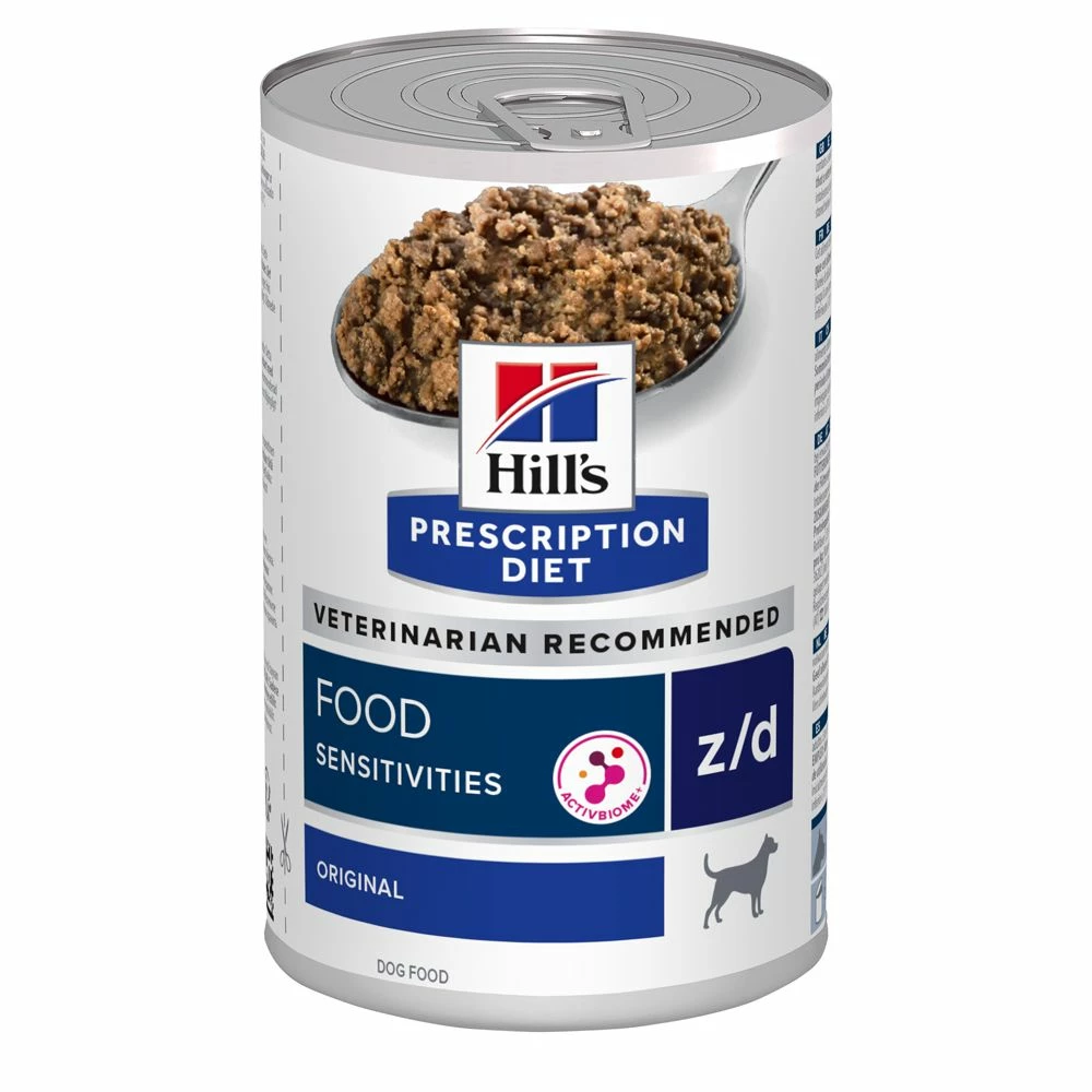 Hill's Prescription Diet Canine Z/D Ultra Sans Allergènes Boîtes - 12 X 370g 1 Hill's Prescription Diet Canine Z/D Ultra Sans Allergènes Boîtes - 12 X 370g