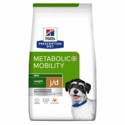 Hill's Prescription Diet J/D Metabolic + Mobility Mini Croquettes Pour Petit Chien Au Poulet - 6Kg