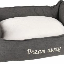 Flamingo Panier Dream Away Rectangulaire Fermeture Eclair Gris 70x50x25cm