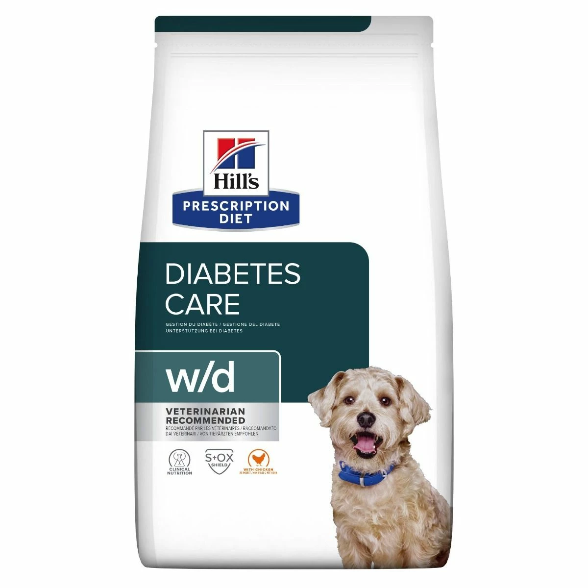 Hill's Prescription Diet W/D Diabete Croquettes Pour Chien Au Poulet 4 Kg 1 Hill's Prescription Diet W/D Diabete Croquettes Pour Chien Au Poulet 4 Kg