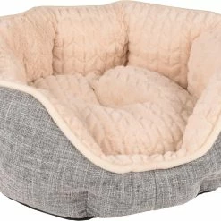 Flamingo Panier Pour Chien Zupo Octogonal Gris 45x40x15cm