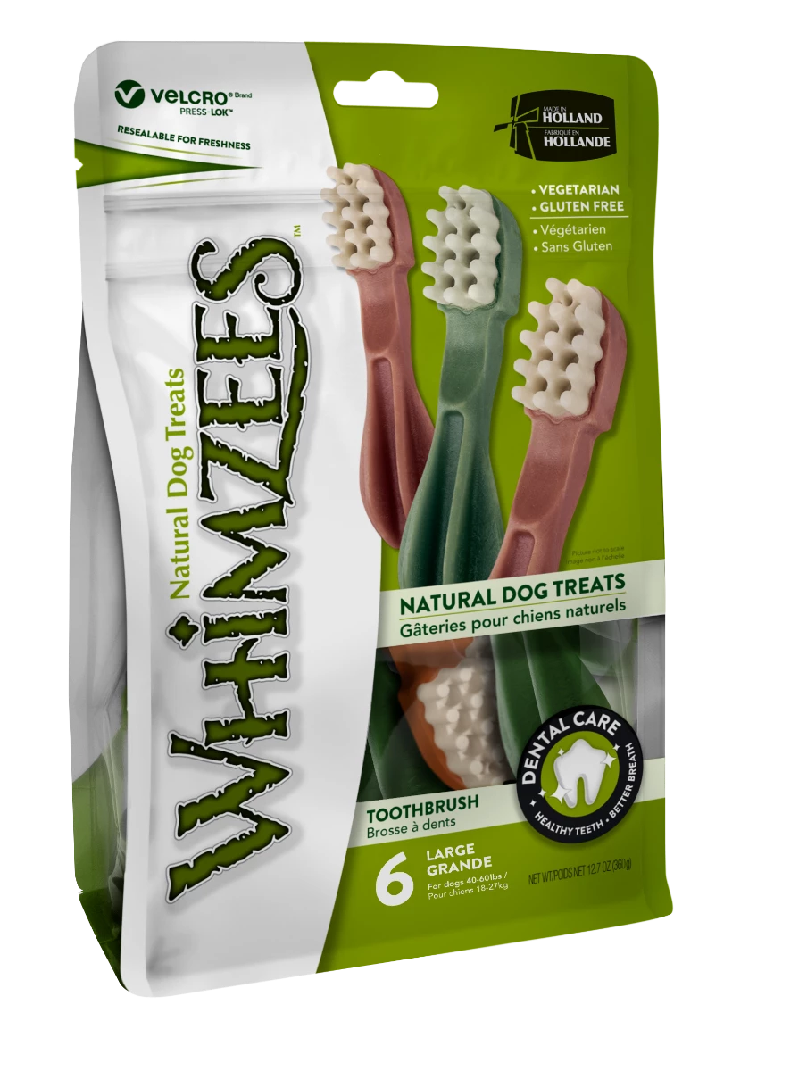 Whimzees Friandises Soin Dentaire Brosse À Dents L 1 Whimzees Friandises Soin Dentaire Brosse À Dents L