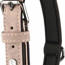 Flamingo Collier Delu Taupe 20/25cm 10mm