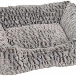 Flamingo Panier Snoozzy Rectangulaire Gris/noir 50x40x15cm