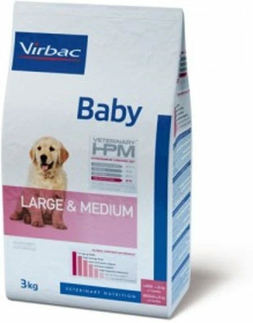 Virbac Veterinary Hpm Baby Large & Medium Pour Chien 7kg -Nourritures pour chien 3d95669884072a6ce68505e65d734c6627fff45d5943d0ea1f8d1d7665265f95