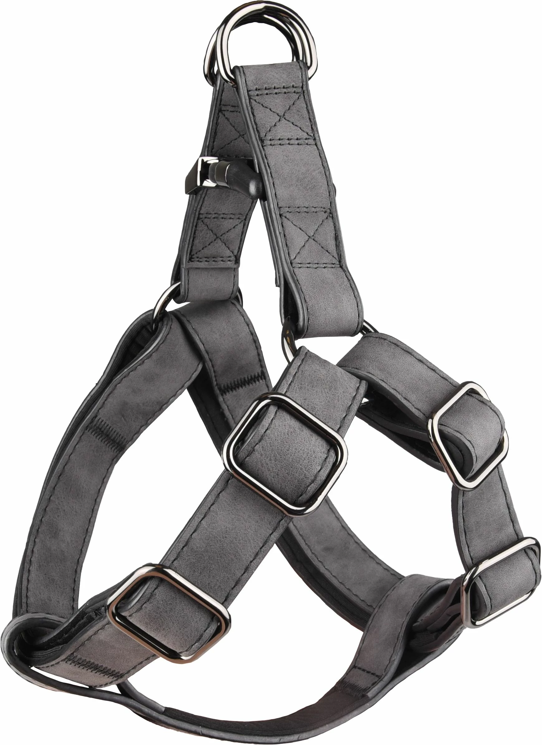 Flamingo Harnais Step&go Delu Noir 55-85cm 25mm 1 Flamingo Harnais Step&go Delu Noir 55-85cm 25mm