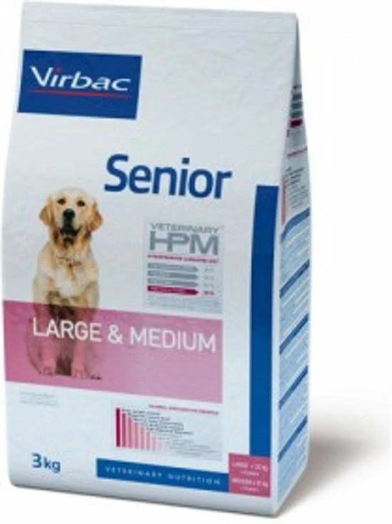 Virbac Veterinary Hpm Senior Large & Medium Pour Chien 7kg 1 Virbac Veterinary Hpm Senior Large & Medium Pour Chien 7kg