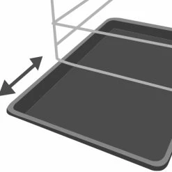 Flamingo Cage Pour Chien Mezo Noir XL 70x109x77cm -Nourritures pour chien 49fb151bb5e2bfb4ccdfad54f5a7fba908d1623bbdb7b1aed2e7168b389b0dd8