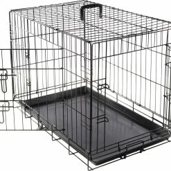 Flamingo Cage Pour Chien Ebo Noir S 61x43x50cm
