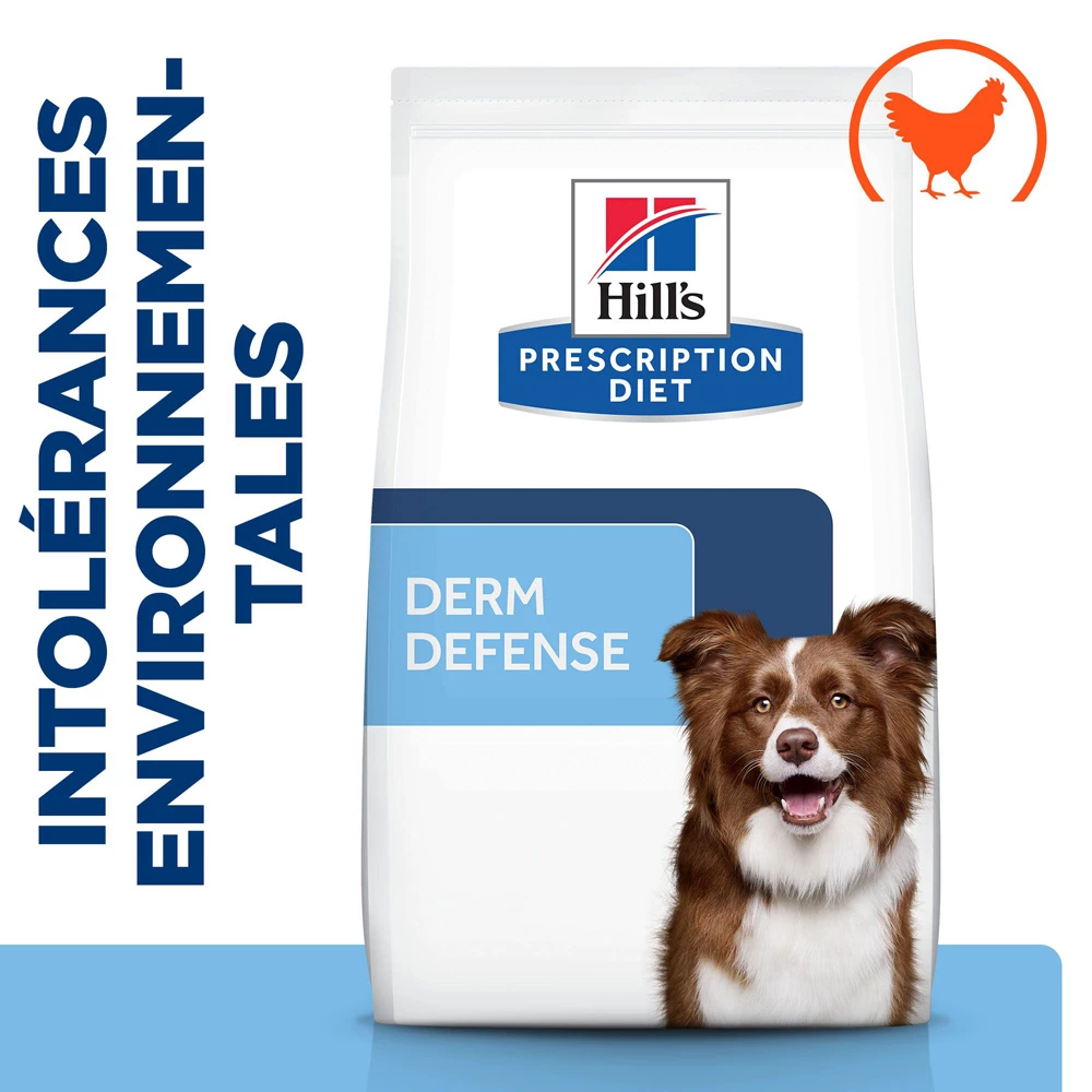 Hill's Prescription Diet Derm Defense Croquettes Pour Chien Au Poulet 4 Kg 2 Hill's Prescription Diet Derm Defense Croquettes Pour Chien Au Poulet 4 Kg – Image 2