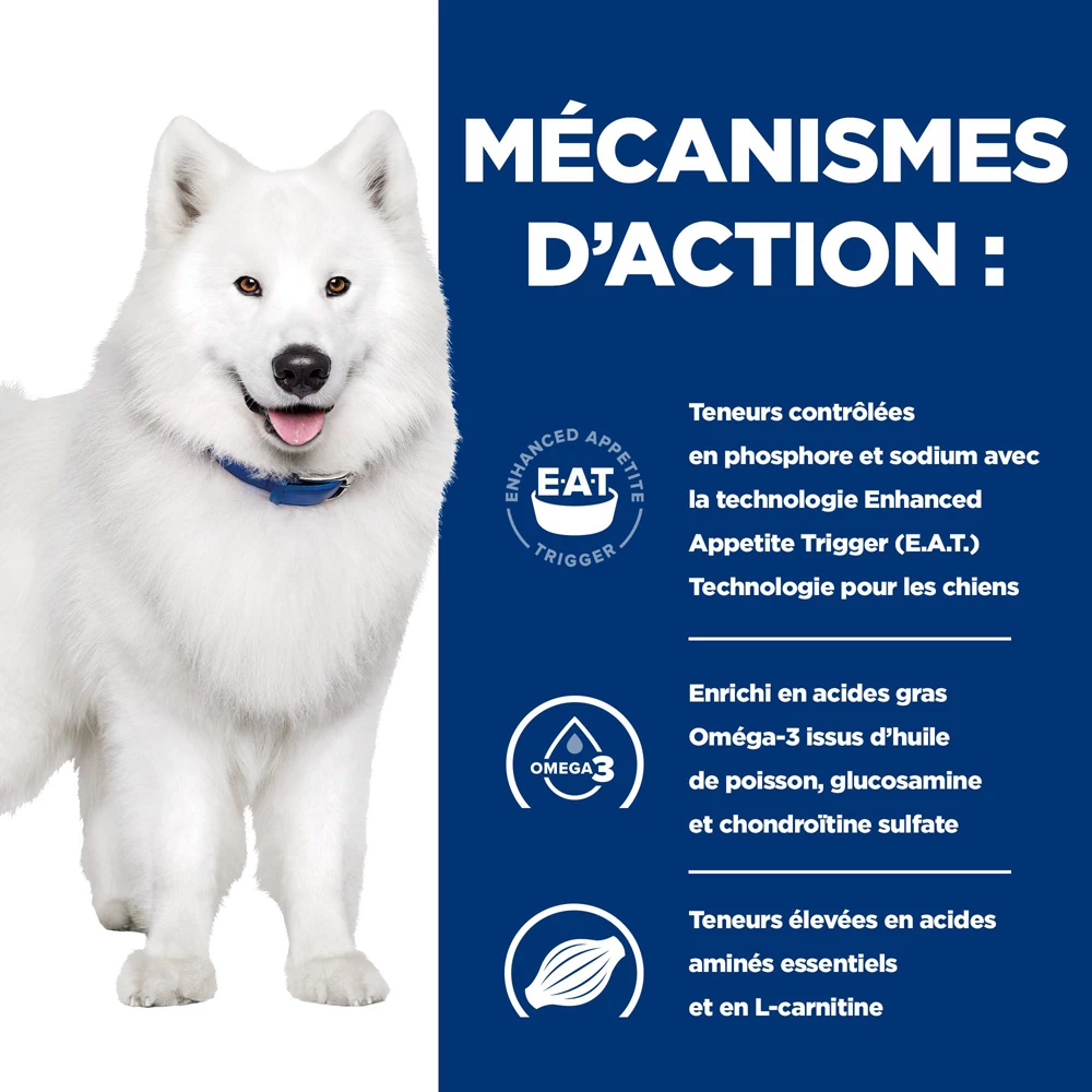 Hill's Prescription Diet K/D J/D Kidney + Mobility Croquettes Pour Chien Au Poulet - 12Kg 2 Hill's Prescription Diet K/D J/D Kidney + Mobility Croquettes Pour Chien Au Poulet - 12Kg – Image 2