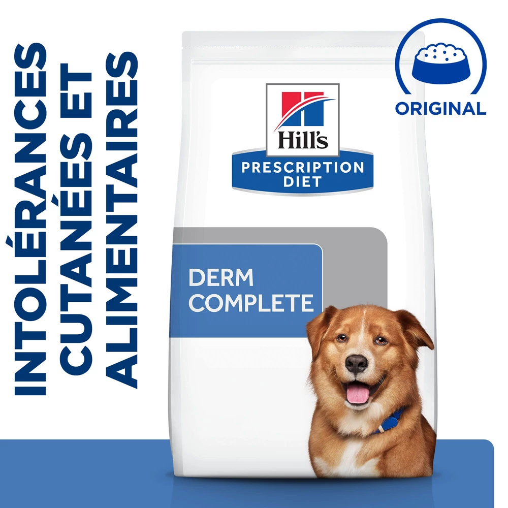 Hill's Prescription Diet Derm Complete Croquettes Pour Chien - 1.5Kg 2 Hill's Prescription Diet Derm Complete Croquettes Pour Chien - 1.5Kg – Image 2