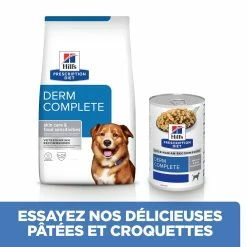 Hill's Prescription Diet Derm Complete Croquettes Pour Chien - 1.5Kg 12 Hill's Prescription Diet Derm Complete Croquettes Pour Chien - 1.5Kg -Nourritures pour chien 52742038704 5 FR 2