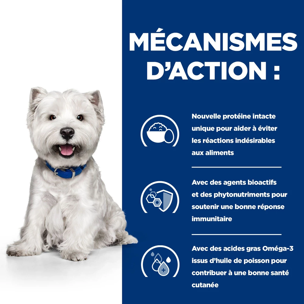Hill's Prescription Diet Derm Complete Mini Croquettes Pour Petit Chien - 6Kg 3 Hill's Prescription Diet Derm Complete Mini Croquettes Pour Petit Chien - 6Kg – Image 3