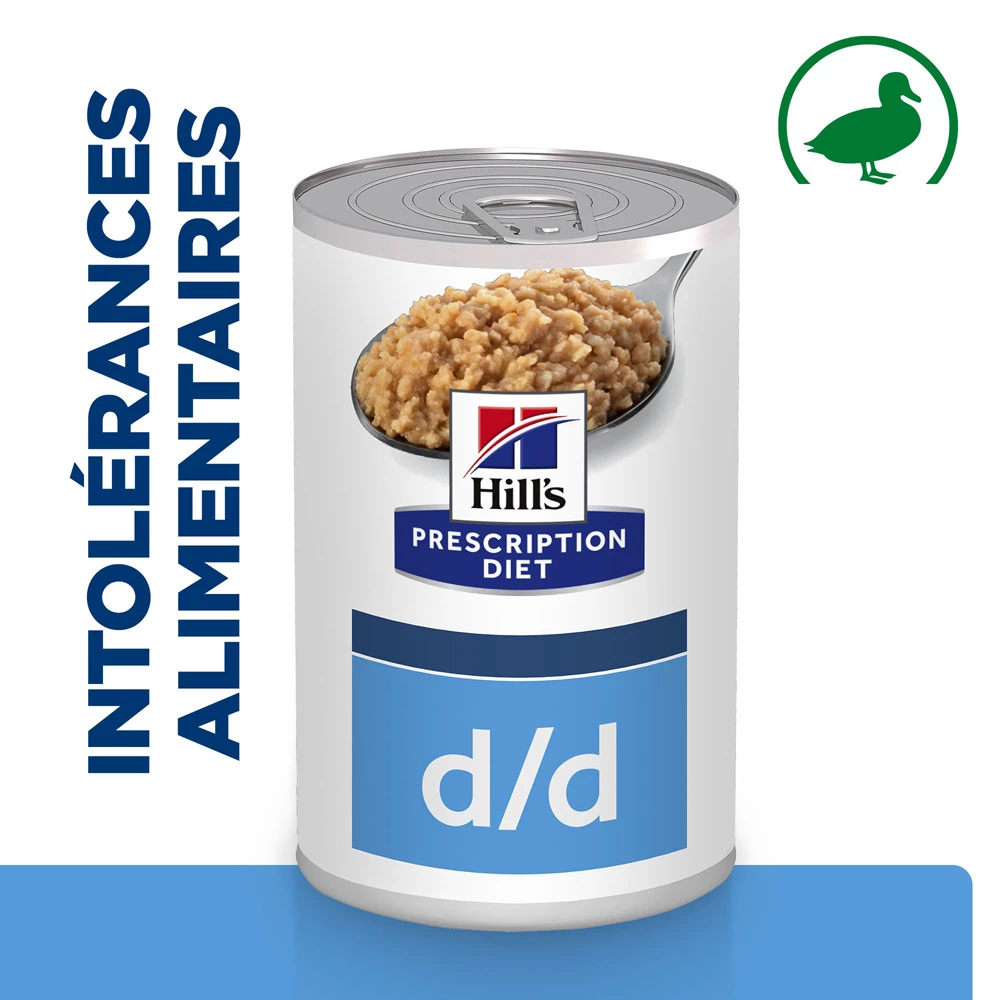 Hill's Prescription Diet D/D Pour Chien Au Canard 12x370g 2 Hill's Prescription Diet D/D Pour Chien Au Canard 12x370g – Image 2