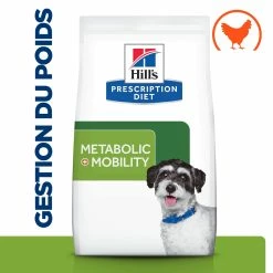 Hill's Prescription Diet J/D Metabolic + Mobility Mini Croquettes Pour Petit Chien Au Poulet - 1Kg 8 Hill's Prescription Diet J/D Metabolic + Mobility Mini Croquettes Pour Petit Chien Au Poulet - 1Kg -Nourritures pour chien 52742045269 1 FR