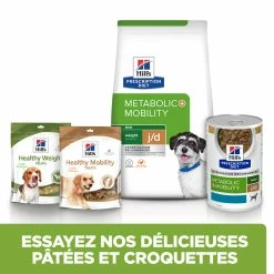 Hill's Prescription Diet J/D Metabolic + Mobility Mini Croquettes Pour Petit Chien Au Poulet - 6Kg 12 Hill's Prescription Diet J/D Metabolic + Mobility Mini Croquettes Pour Petit Chien Au Poulet - 6Kg -Nourritures pour chien 52742045269 5 FR 1
