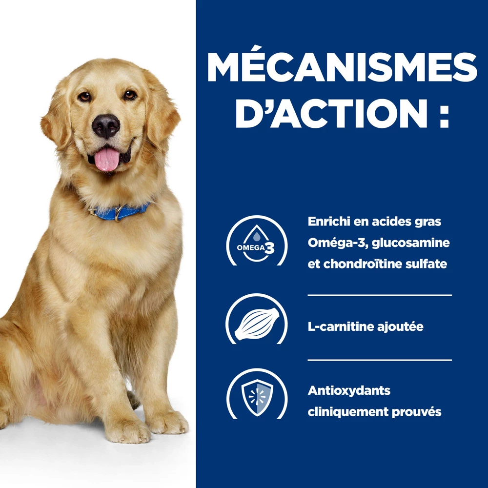 Hill's Prescription Diet J/D Mobility Croquettes Pour Chien Au Poulet - 12Kg 3 Hill's Prescription Diet J/D Mobility Croquettes Pour Chien Au Poulet - 12Kg – Image 3