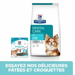 Hill's Prescription Diet T/D Croquettes Pour Petit Chien Au Poulet - 3Kg 12 Hill's Prescription Diet T/D Croquettes Pour Petit Chien Au Poulet - 3Kg -Nourritures pour chien 52742402109 5 FR