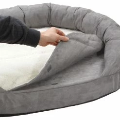 Flamingo Corbeille Ortho Ovale Gris 100x65x24 -Nourritures pour chien 5574298dc64bf91bf0f070432f98bcdcb22fa848bbbf054b9377ba0f1c29f67c