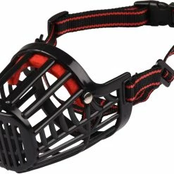 Flamingo Muselière Silas M Noir 28cm 36-47cm