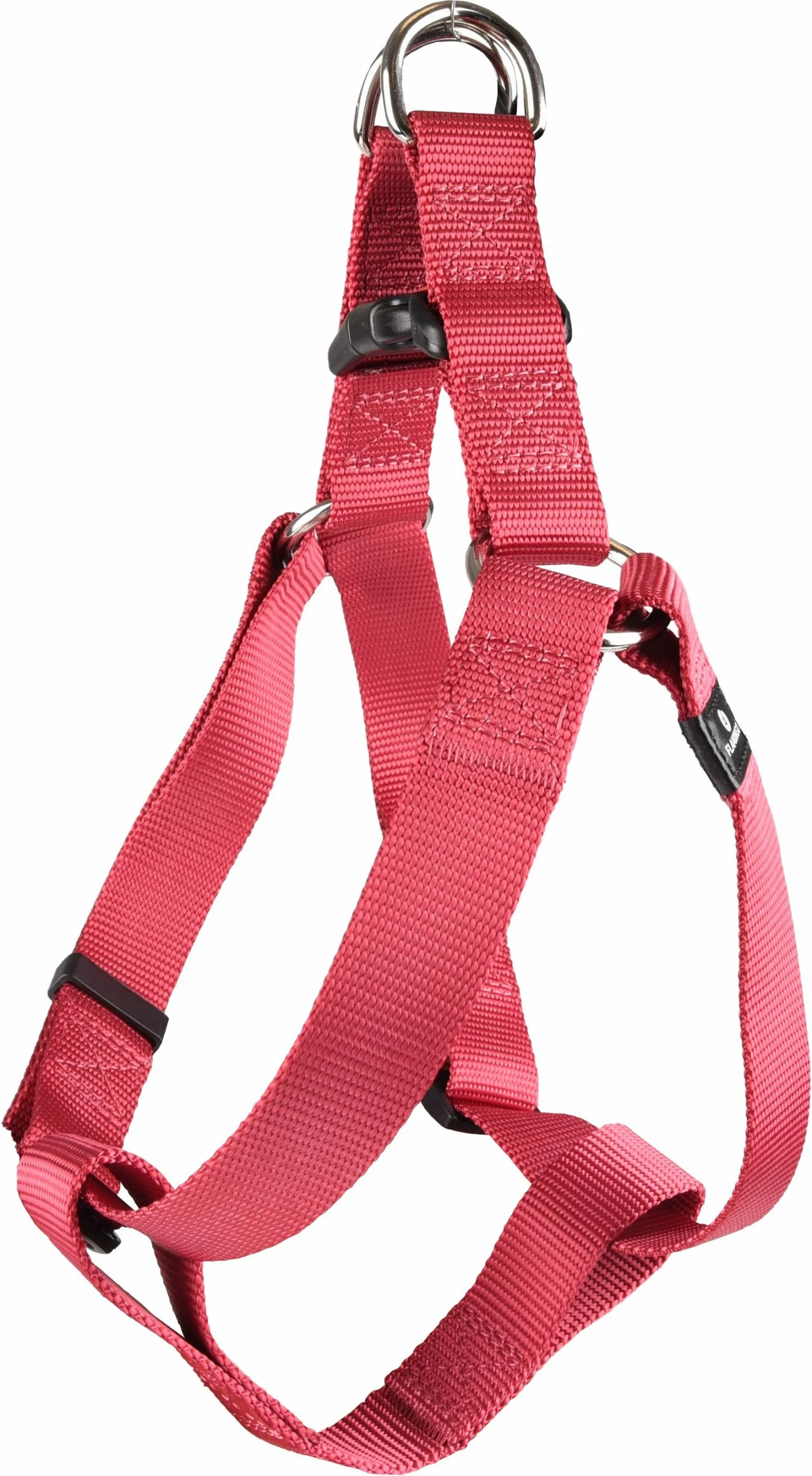 Flamingo Harnais Step&go Ziggi Rouge Cerise 40-70cm 25mm 1 Flamingo Harnais Step&go Ziggi Rouge Cerise 40-70cm 25mm