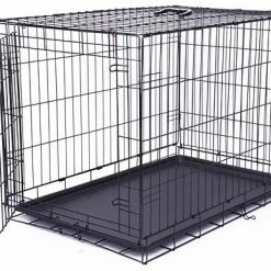 Dog Fantasy Cage Avec 1 Porte - L - Noir - 91.5x63.5x58.5cm