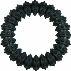 Flamingo Jouet Chien Gladiator Anneau Noir En Caoutchouc 15cm