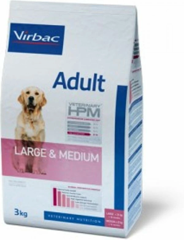 Virbac Veterinary Hpm Adult Large & Medium Pour Chien 7kg 1 Virbac Veterinary Hpm Adult Large & Medium Pour Chien 7kg