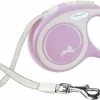 Laisse Flexi New Comfort Sangle S/5m Rose