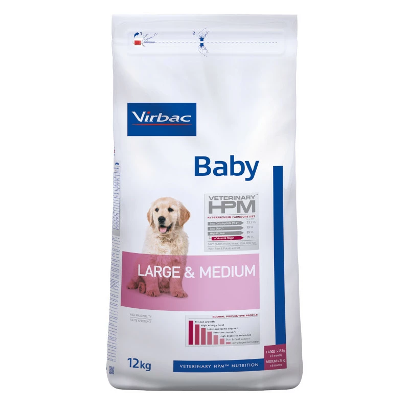 Virbac Veterinary Hpm Baby Large & Medium Pour Chien 3kg 6 Virbac Veterinary Hpm Baby Large & Medium Pour Chien 3kg – Image 6
