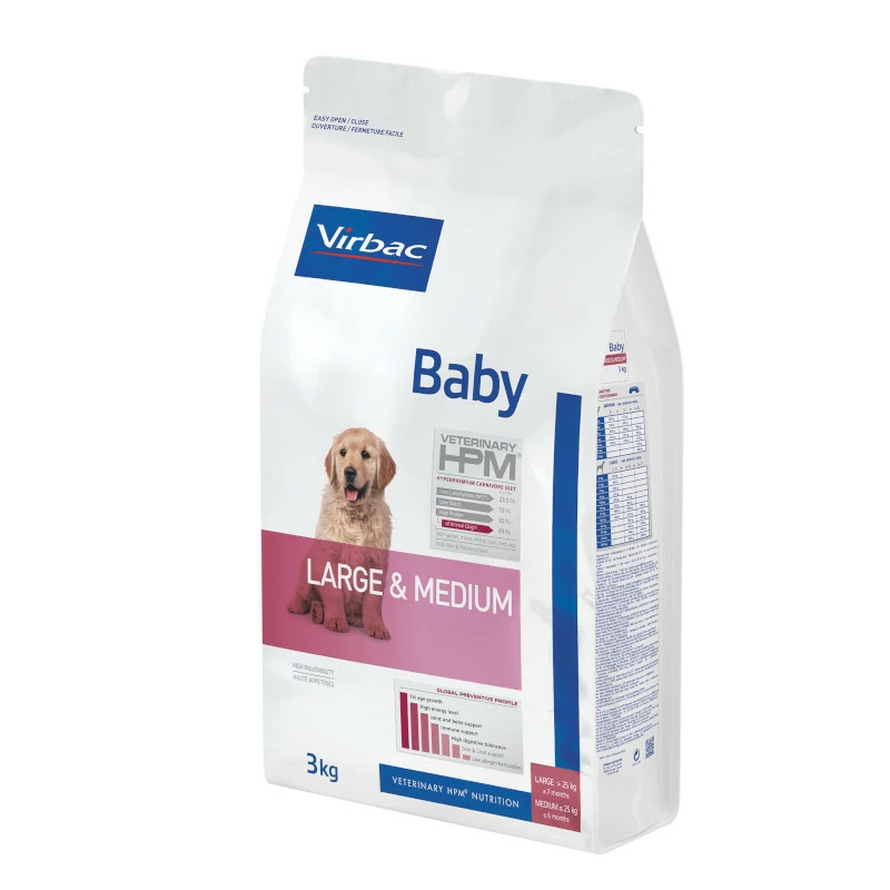 Virbac Veterinary Hpm Baby Large & Medium Pour Chien 3kg 2 Virbac Veterinary Hpm Baby Large & Medium Pour Chien 3kg – Image 2