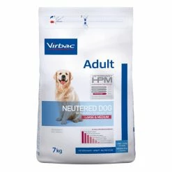 Virbac Veterinary Hpm Adult Neutered Large & Medium Pour Chien 3kg -Nourritures pour chien HPM Neutered Chien Adult LM 7Kg 4 FR