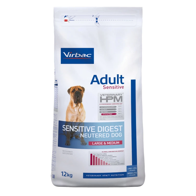 Virbac HPM Adult Sensitive Digest Neut Large & Medium Pour Chien 3kg 5 Virbac HPM Adult Sensitive Digest Neut Large & Medium Pour Chien 3kg – Image 5