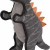 Flamingo Jouet Chien Strong Stuff Dinosaure Gris 12x21x35cm