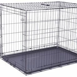 Dog Fantasy Cage Avec 1 Porte - Xl - Noir - 106.5x76x71cm