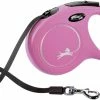 Laisse Flexi New Classic Sangle S/5m Rose
