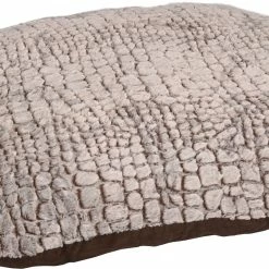 Flamingo Coussin Snoozzy Ovale Fermeture Eclair Brun 110x80x12cm