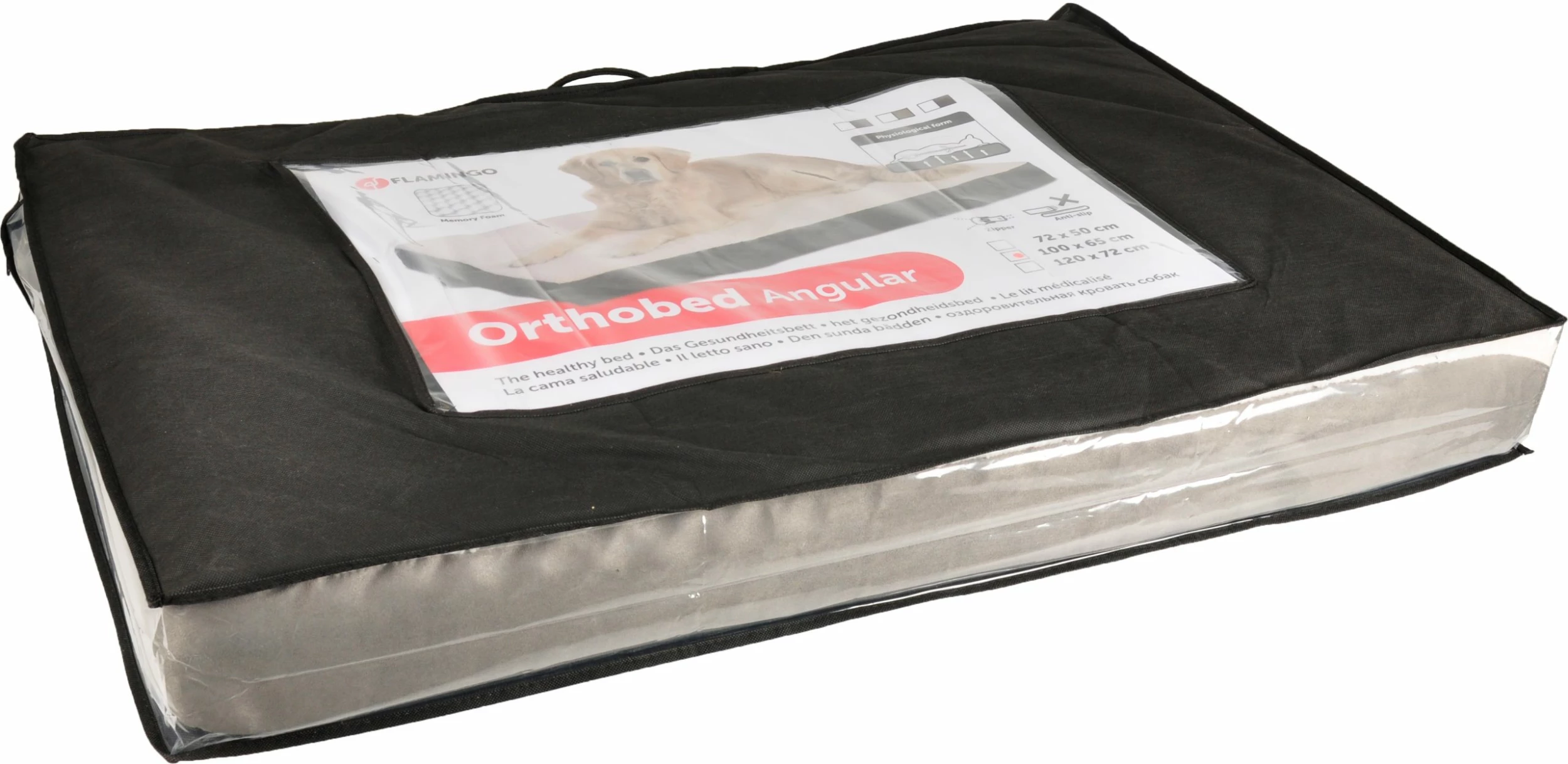 Flamingo Coussin Ortho Rect.gris 100x65x12 2 Flamingo Coussin Ortho Rect.gris 100x65x12 – Image 2