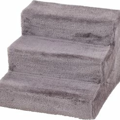 Flamingo Marchepied Pour Chien Easy Step Gris 41x43x30cm