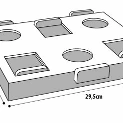 Flamingo Jouet Chien Wooden Brain Train Diana-26x29,5cm -Nourritures pour chien c7360d60220e41c59058da0d9684229ddf093bc83ed46e5ec85699032111bb5c