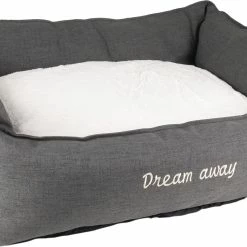 Flamingo Panier Dream Away Rectangulaire Fermeture Eclair Gris 90x70x35cm