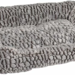 Flamingo Panier Snoozzy Rectangulaire Gris/noir 65x45x15cm