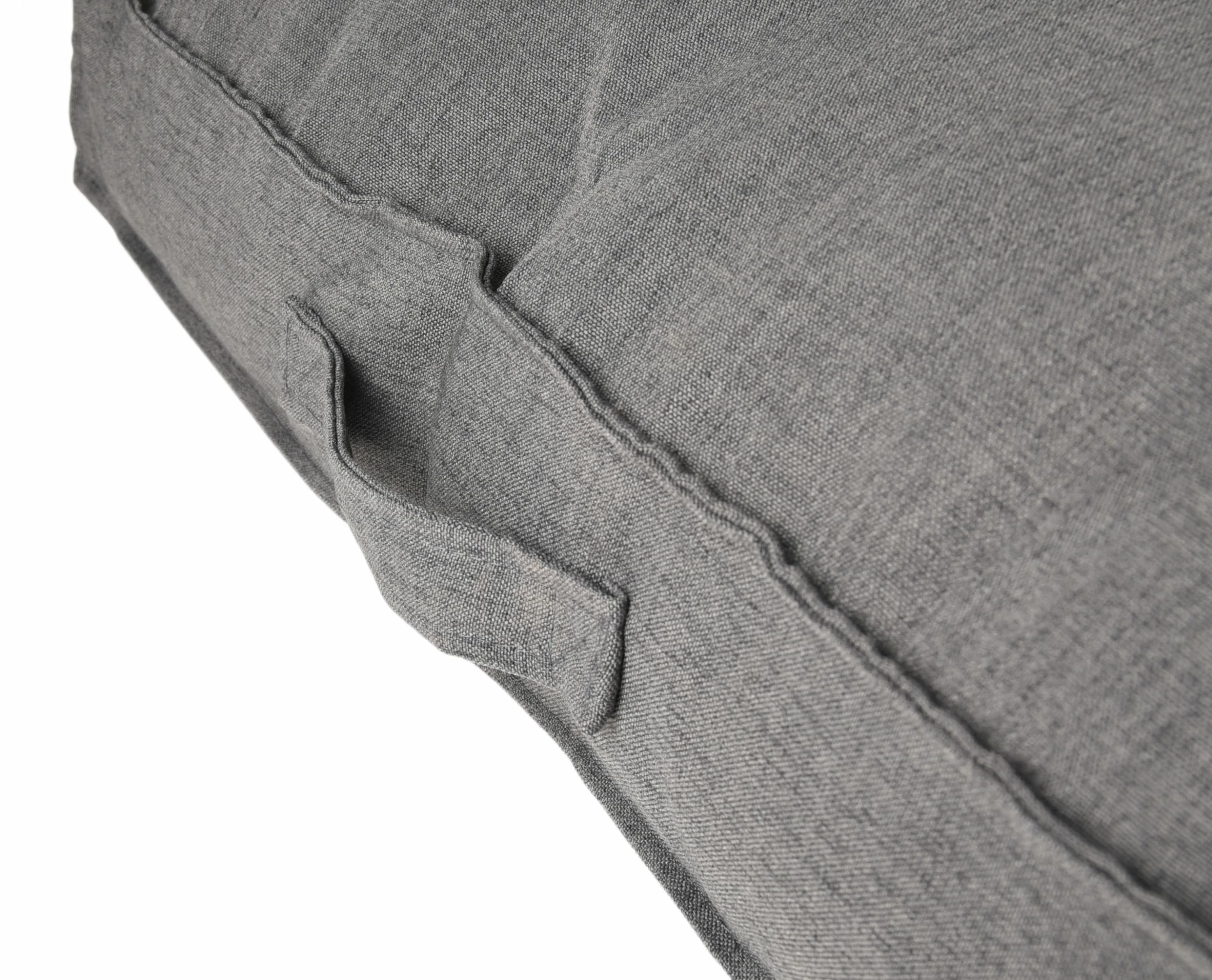 Flamingo Coussin Dream Away Rectangulaire+rebord+fermeture Eclair Gris 100x70x12cm 3 Flamingo Coussin Dream Away Rectangulaire+rebord+fermeture Eclair Gris 100x70x12cm – Image 3