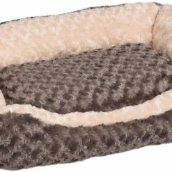 Flamingo Panier Cuddly Rectangulaire Taupe 65x45x15cm