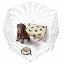 Flamingo Cage Pour Chiots 160cm Dia./100 Cm High -Nourritures pour chien fcb419da187ad8bf071f8a6b1f2dfa955aab21093748a835d3b47c5784af1e9b